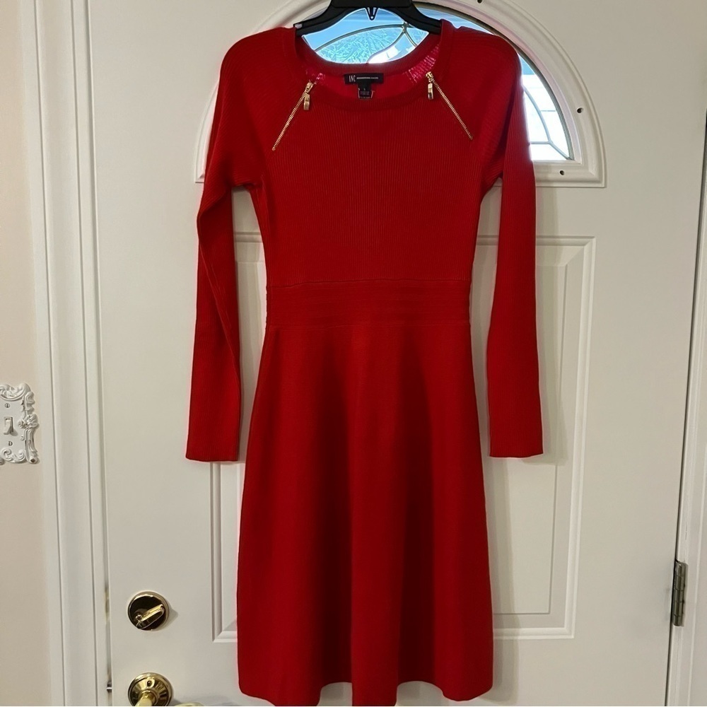 Inc red dress size s